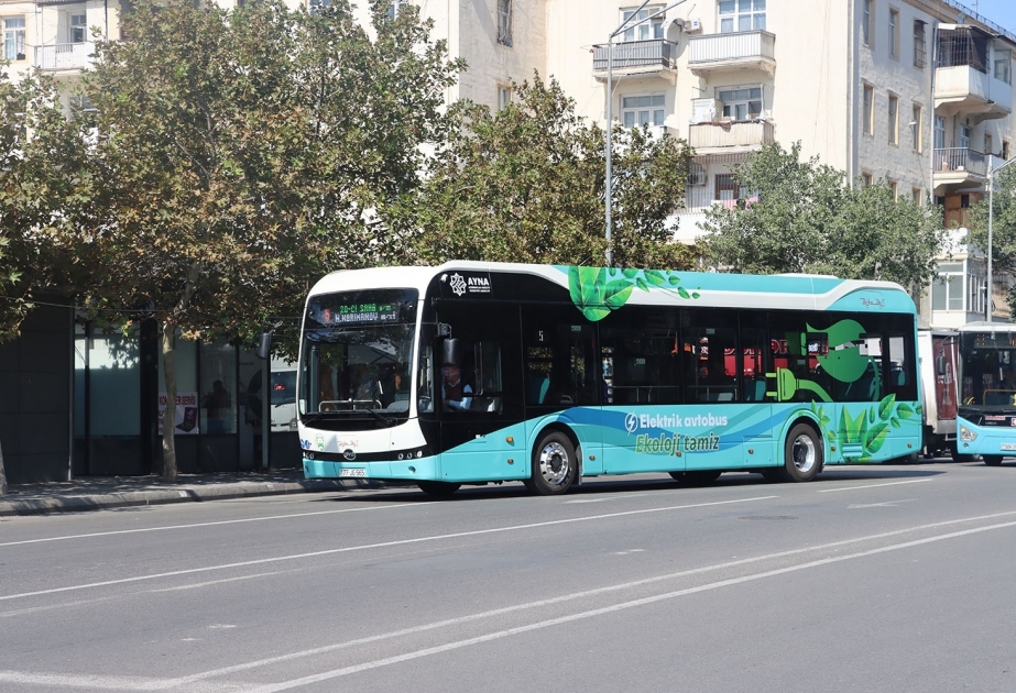 إطلاق أول حافلة كهربائية في باكو