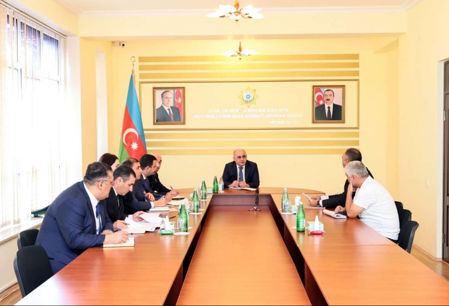 DGK sədri Yevlax şəhərində vətəndaşların müraciətlərini dinləyib