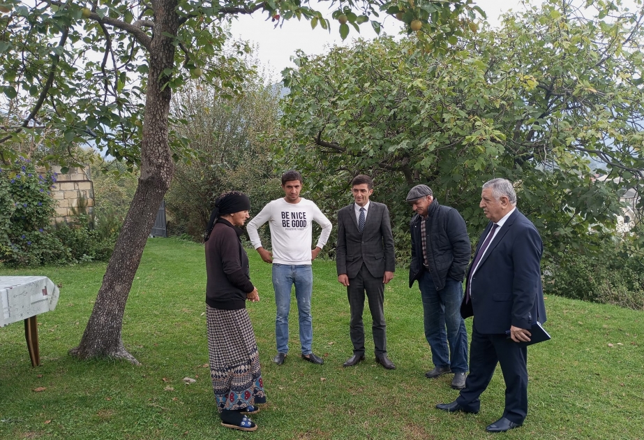 Zaqatalada şəhid ailələri diqqət və qayğı ilə əhatə olunublar