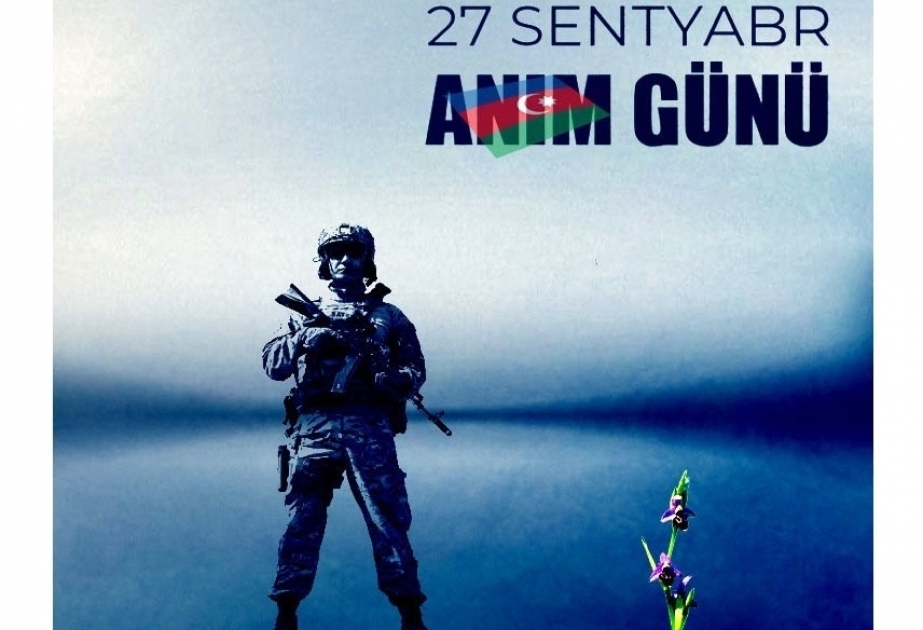 Azerbaijan’s Defense Ministry shared post on 27 September – Remembrance Day