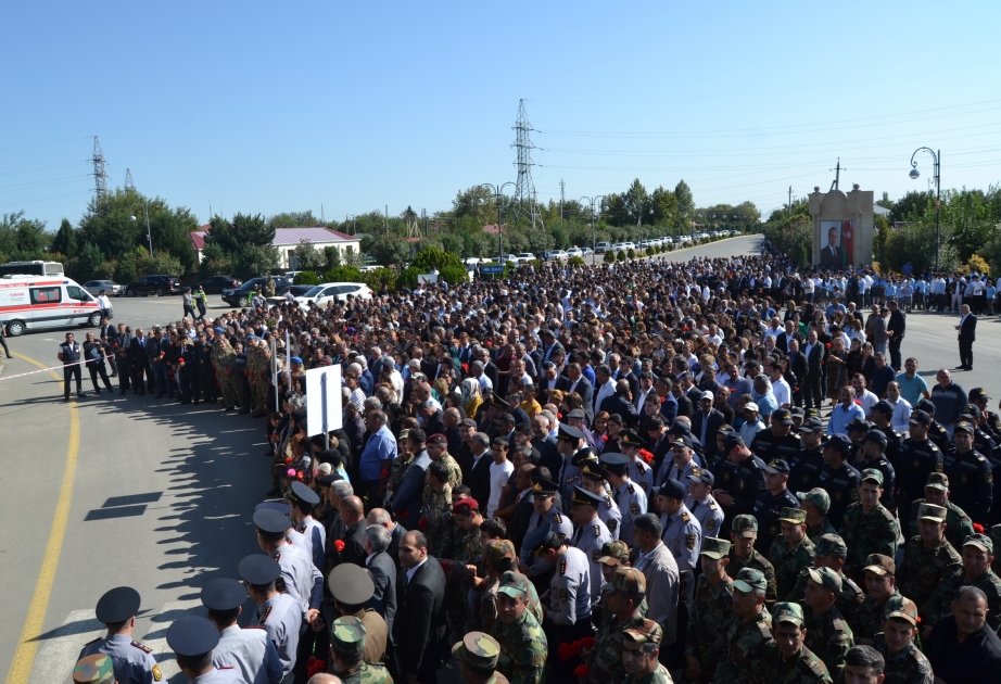 Füzulidə şəhidlərin xatirəsi yad olunub