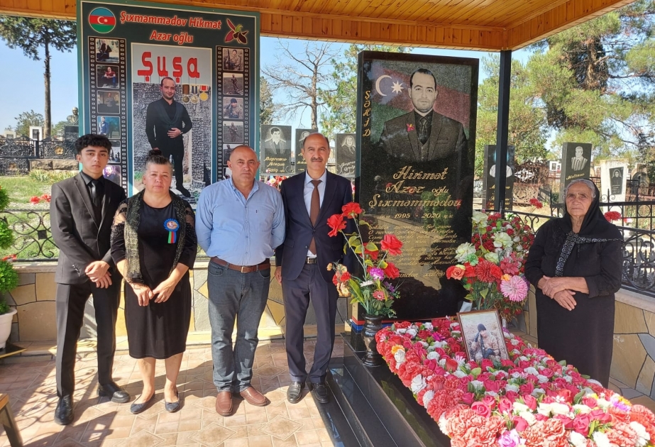 UNEC-in kollektivi şəhid tələbə və məzunlarının məzarlarını ziyarət edib