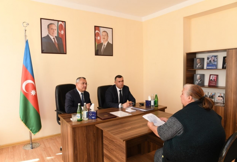 Şirvanda keçmiş məcburi köçkünlərin müraciətləri dinlənilib
