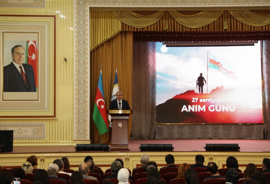 BDU-da Anım Gününə həsr olunan tədbir keçirilib