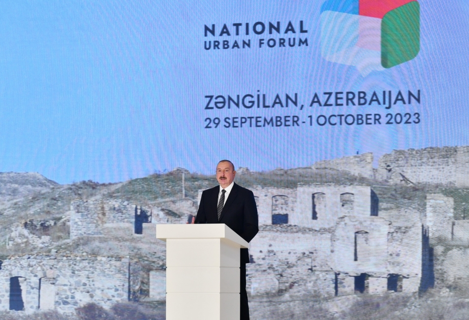 Prezident İlham Əliyev Zəngilan şəhərinə ilk qayıdışın vaxtını açıqladı