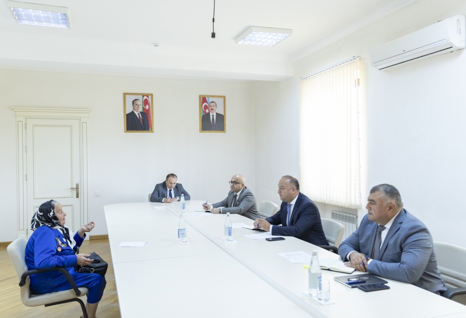 Kürdəmirdə bölgə vətəndaşlarının aqrar sahə ilə bağlı müraciətlərinə baxılıb