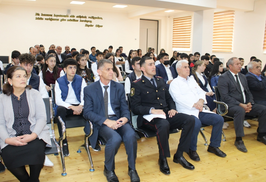 Lerikdə maarifləndirici görüş: Narkomaniyaya yox deyək