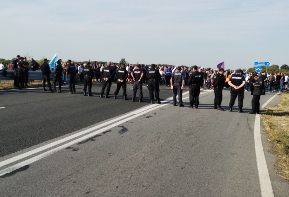 Bolqarıstanda energetiklərin və mədənçilərin etirazları yollarda hərəkəti çətinləşdirib
