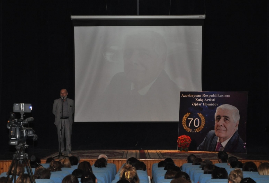Şabranda Xalq artisti Əjdər Həmidovun 70 illik yubileyi qeyd olunub