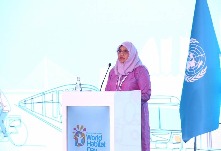Maimuna Mohd Şərif: “Şəhərsalma Həftəsi 2023” təcrübələri bölüşmək üçün mühüm platformadır