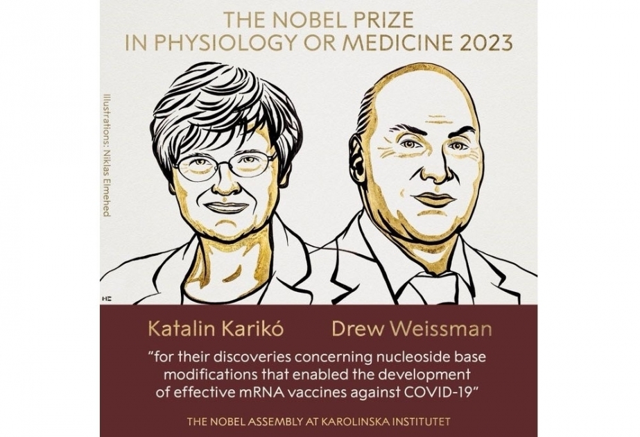 Katalin Kariko et Drew Weissman, colauréats du Prix Nobel de Médecine 2023