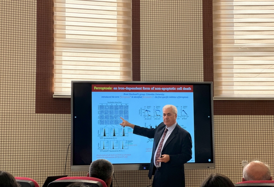 ABŞ-ın Puerto-Riko Dövlət Universitetinin professoru BDU-da elmi seminar keçirib