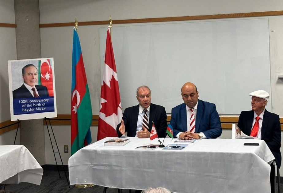 Canada hosts presentation of book titled “100 moments of Heydar Aliyev's life”