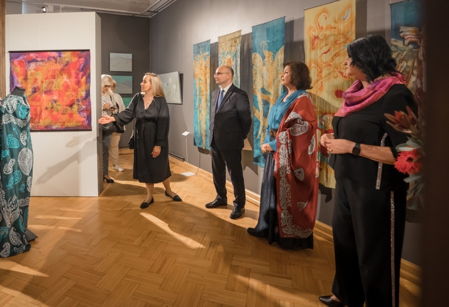 Azerbaijani artist’s exhibition opens in Latvia