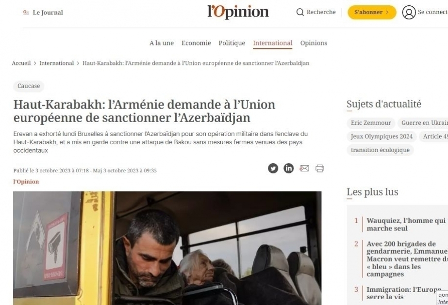 l'Opinion: Hungría y Rumanía bloquean los esfuerzos de Francia y Holanda para imponer sanciones de la UE contra Azerbaiyán