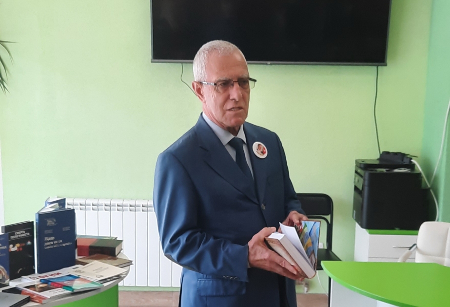 Ukraynada Ulu Öndər Heydər Əliyevin xatirəsinə həsr edilən “Millətin atası” kitabının təqdimatı olub