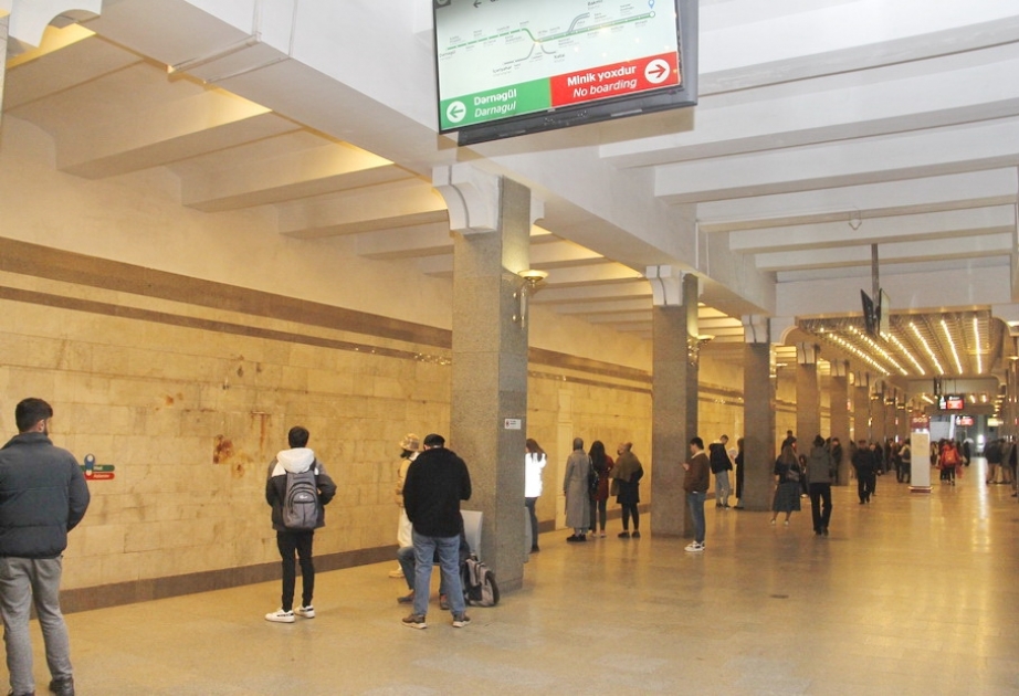 Sentyabrın 15-dən bəri Bakı Metropolitenindən istifadə edənlərin sayı əsaslı şəkildə artıb