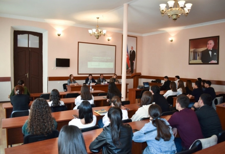 AQTİ-nin əməkdaşları Azərbaycan Dövlət Aqrar Universitetinin tələbələri ilə görüşüblər