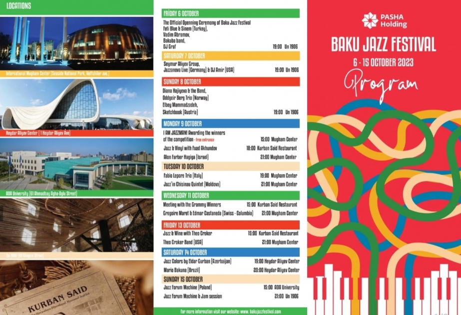 Mədəniyyət Nazirliyinin dəstəyi ilə XVIII Bakı Beynəlxalq Caz Festivalı keçiriləcək