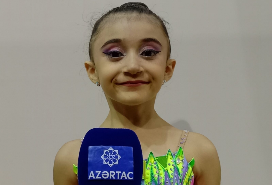 Bədii gimnast Həzra Qasımlı: Bakı çempionatında qalib olmaq istəyirəm
