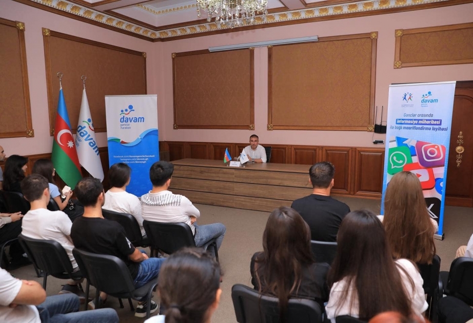 “Davam” Gənclər Hərəkatı informasiya müharibəsi ilə bağlı maarifləndirmə layihəsini həyata keçirir