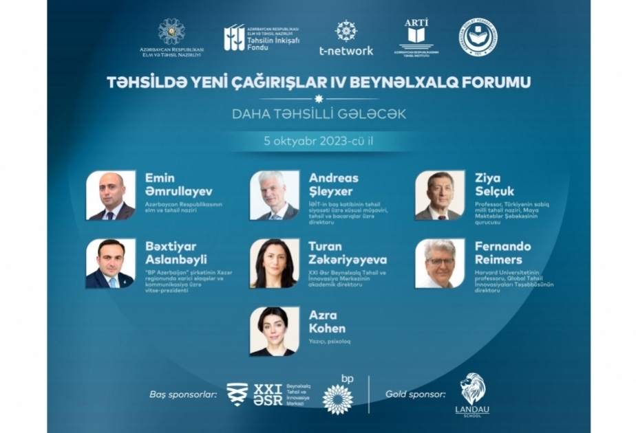 “Təhsildə yeni çağırışlar” IV beynəlxalq forumu keçirilib