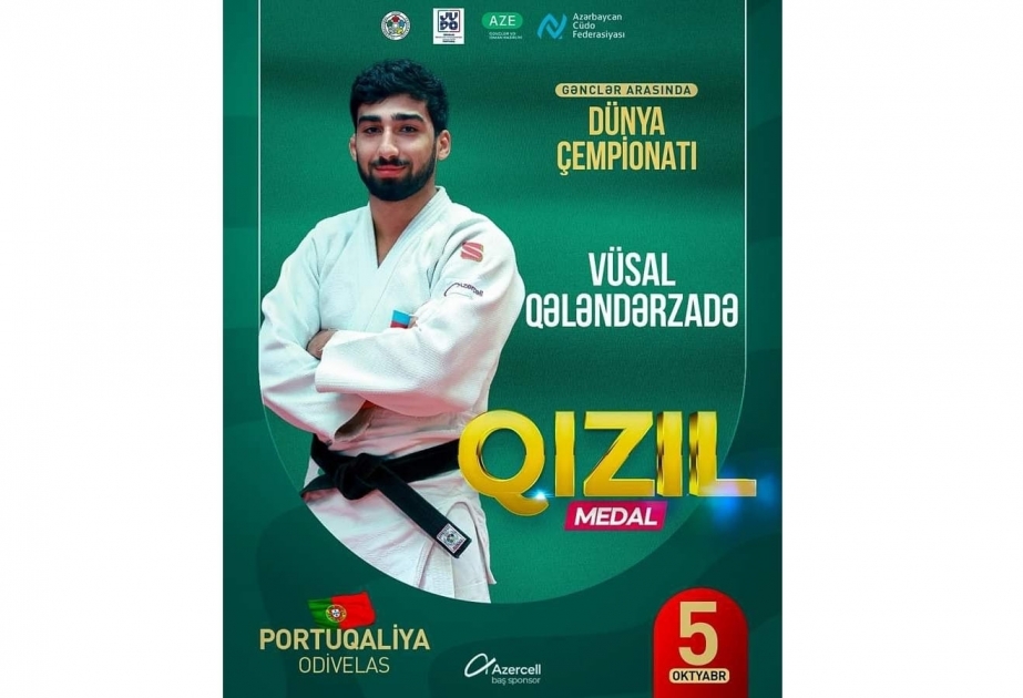 Azerbaijani judoka crowned World Champion at 2023 Odivelas Juniors World Championships