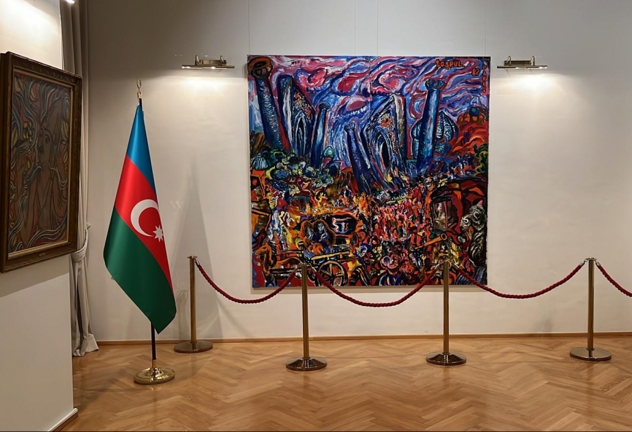 Vyanada Toğrul və Əsmər Nərimanbəyovların “Nəsillərin rəng dünyası” adlı sərgisi açılıb VİDEO
