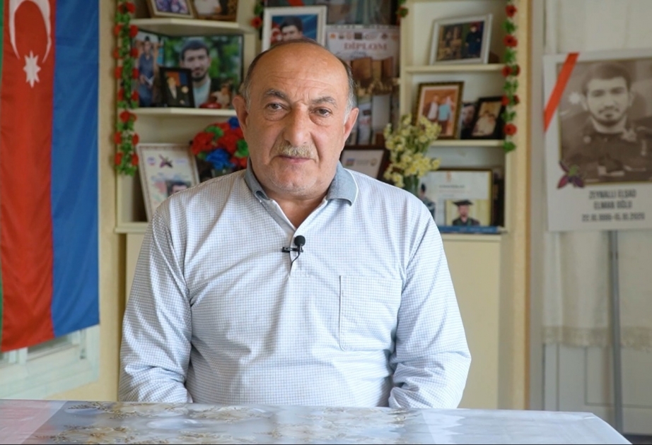 Şəhid atası: “Vətən sağ olsun!”