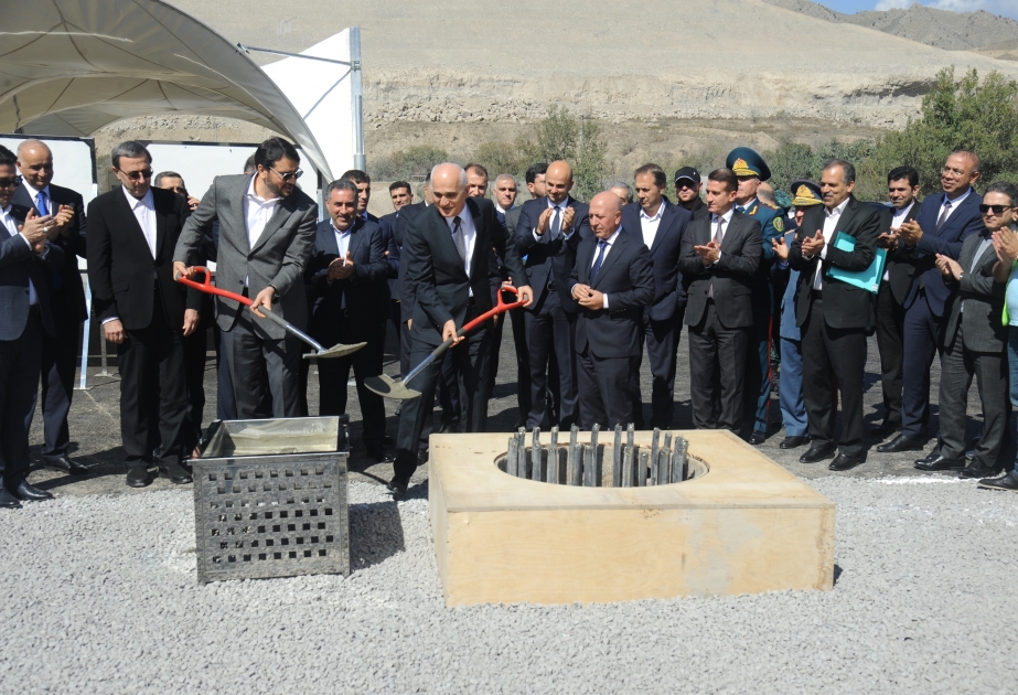 Highway bridge between Azerbaijan and Iran breaks ground in Zangilan