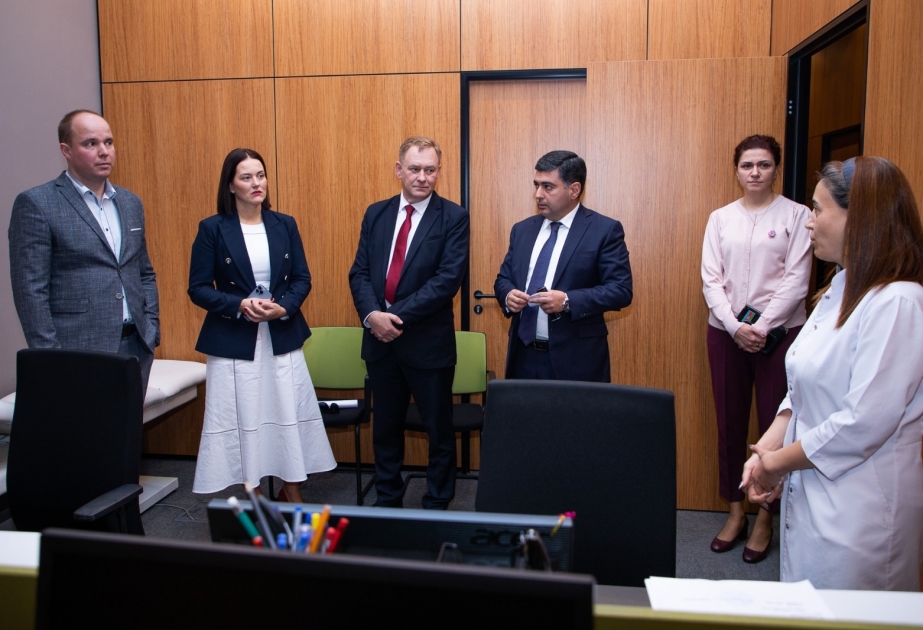 Latviya nümayəndə heyəti DOST mərkəzində olub