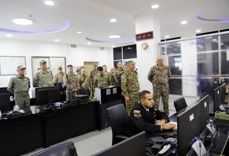 “Xəzri-2023” birgə taktiki təliminin “Yüksək Səviyyəli Müşahidəçi Günü” keçirilib VİDEO