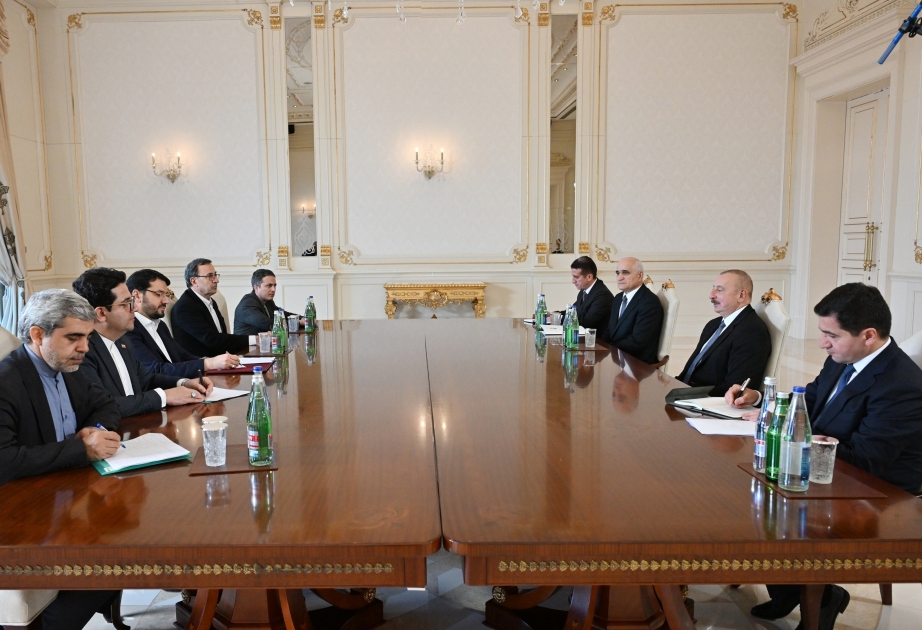 阿塞拜疆总统接见伊朗道路和城市发展部部长