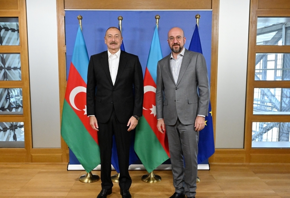 EU-Ratspräsident Charles Michel telefoniert mit Präsident Ilham Aliyev