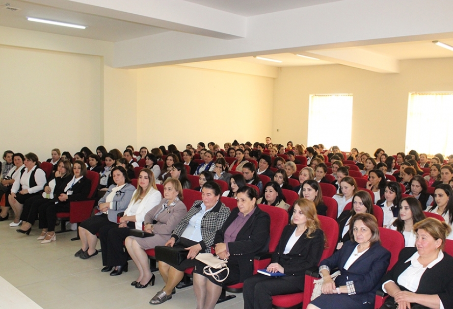 Qəbələdə qadınların toplantısı keçirilib
