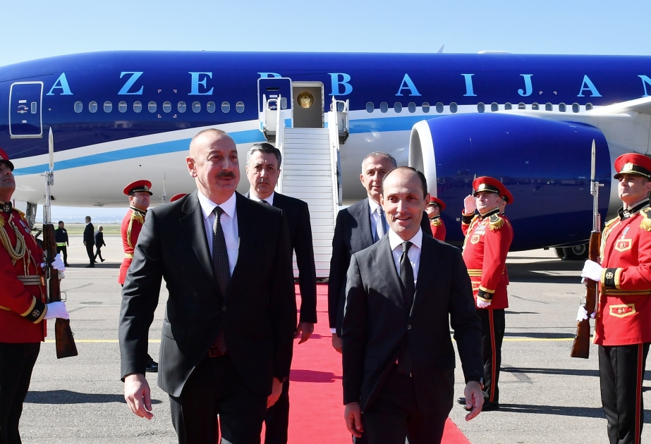 Le président azerbaïdjanais entame une visite de travail en Géorgie VIDEO