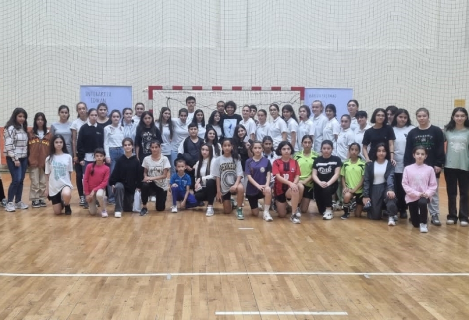 “İdman interaktivi. Həndbol” adlı layihə çərçivəsində ustad dərsləri keçirilib