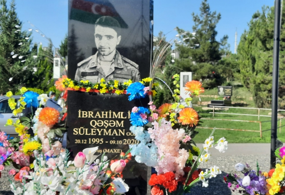 Ağdamda Vətən müharibəsi şəhidi Qəşəm İbrahimlinin xatirəsi anılıb