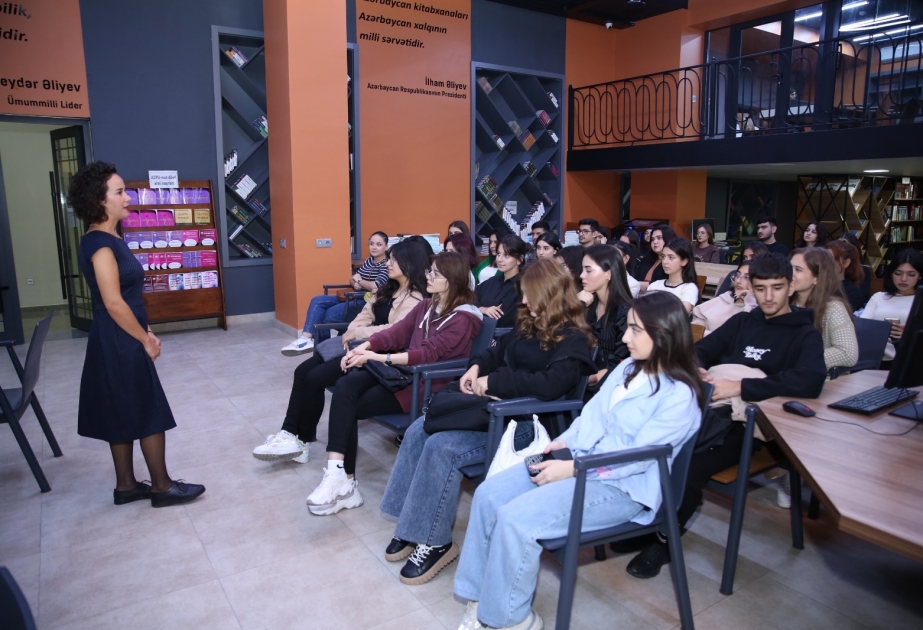 Bartın Universitetinin müəllimi ADPU-da bilik və təcrübə mübadiləsi aparıb