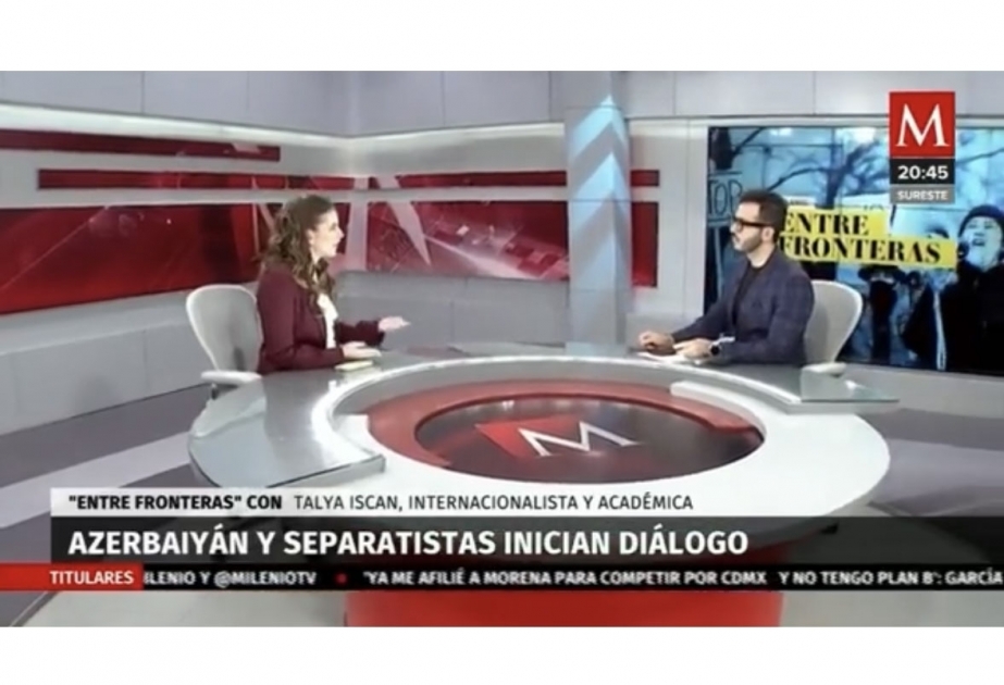 En la televisión mexicana se habló de la política de doble rasero contra Azerbaiyán