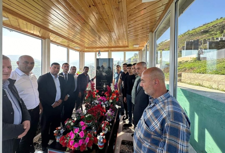 Şirvanda şəhid Amal Alışanlının xatirəsi anılıb