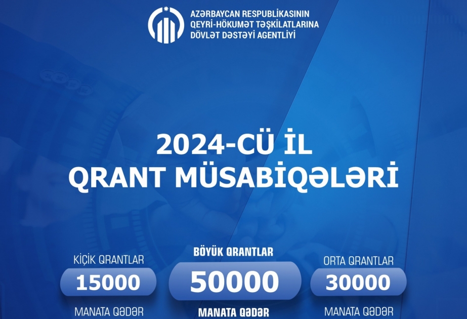 Qeyri-Hökumət Təşkilatlarına Dövlət Dəstəyi Agentliyi 2024-cü il üzrə qrant müsabiqələrini elan edir VİDEO