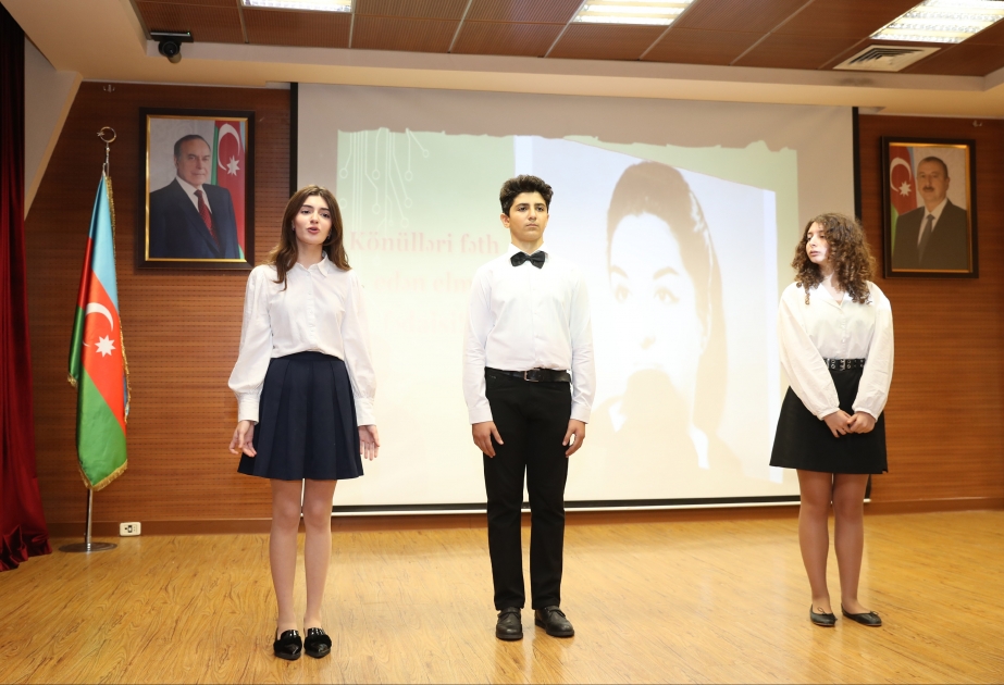 “Könülləri fəth edən elm fədaisi” - Təhsil Kompleksində Aida İmanquliyevanın xatirəsinə həsr olunmuş tədbir
