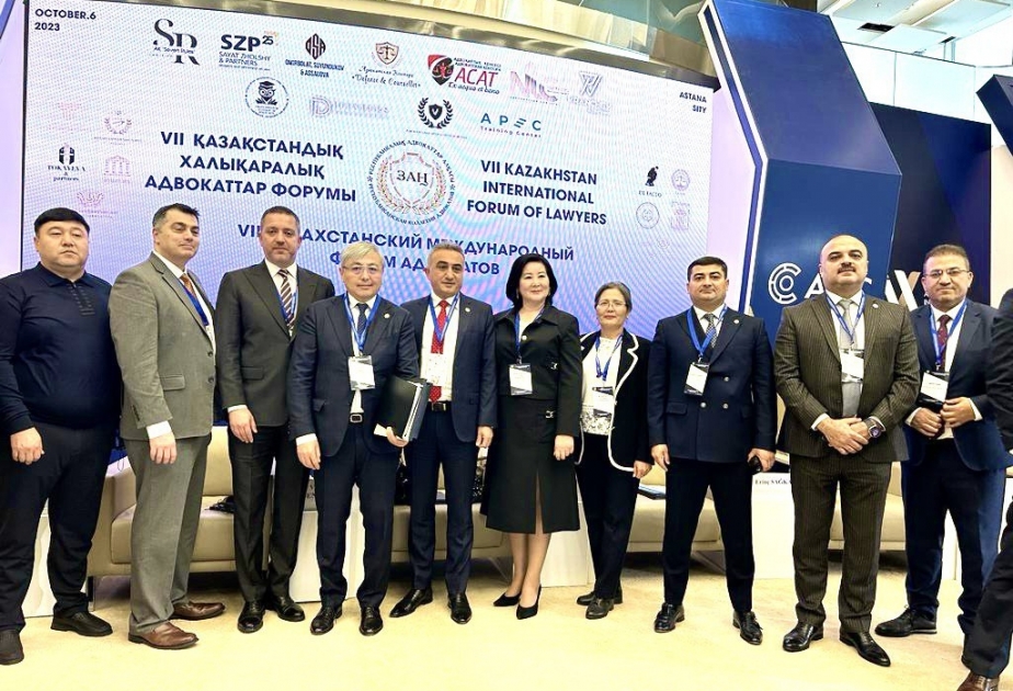 Vəkillər Kollegiyasının nümayəndə heyəti Qazaxıstanda keçirilən VII Beynəlxalq Vəkillər Forumunda iştirak edib