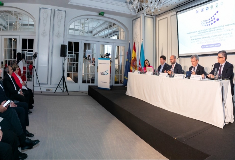 Madriddə “Qərbi Azərbaycana qayıdış beynəlxalq müstəvidə” mövzusunda Avropa Forumu təşkil edilib
