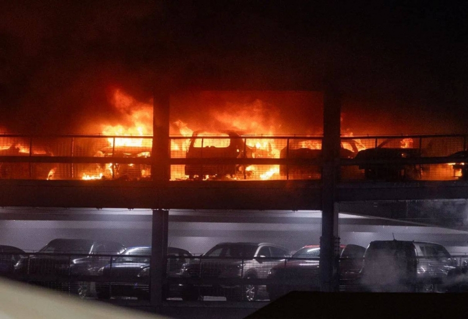 All flights suspended in London Luton Airport after car park fire