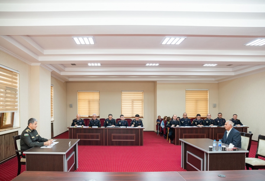 Daxili işlər naziri Masallıda vətəndaşlarla görüşüb və sıra baxışı keçirib