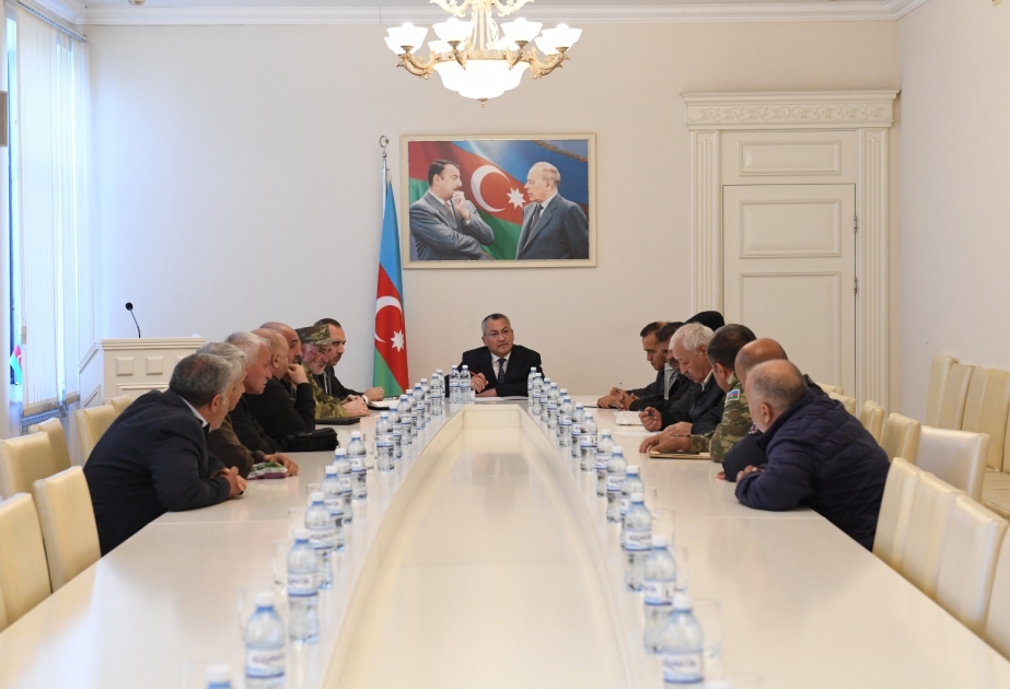 Dövlət Komitəsində Xankəndi sakinlərinin bir qrupu ilə görüş olub