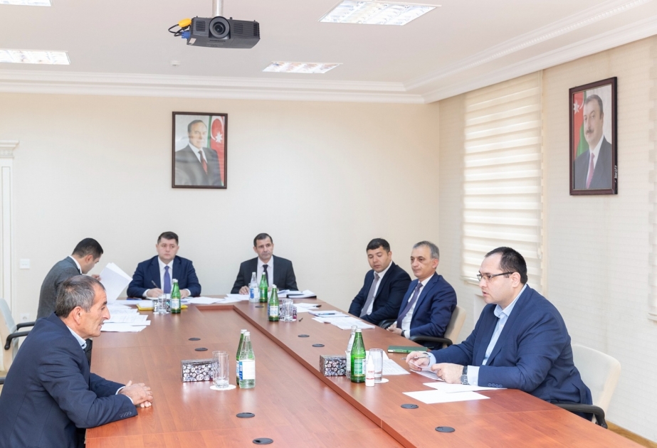 Nazir Məcnun Məmmədov Şəkidə vətəndaşları qəbul edib