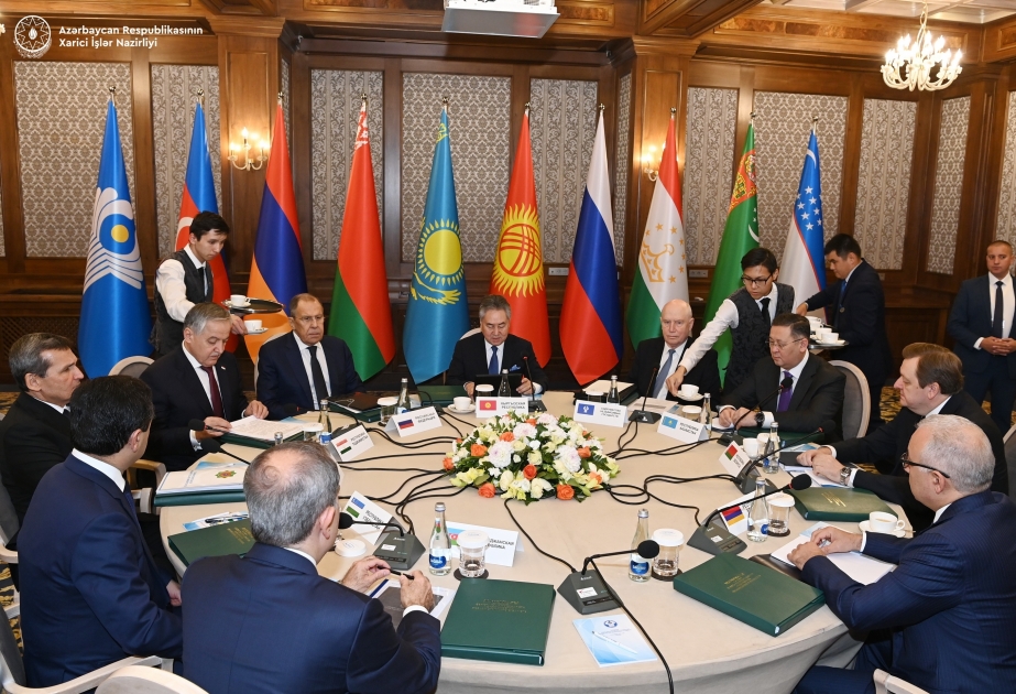 El Ministro de Asuntos Exteriores de Azerbaiyán intervino en la reunión del Consejo de Ministros de Asuntos Exteriores de la CEI